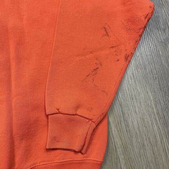 Vintage Clemson Tigers Sweatshirt Mens XL Orange NCAA Made USA Crewneck 90s - Picture 10 of 16